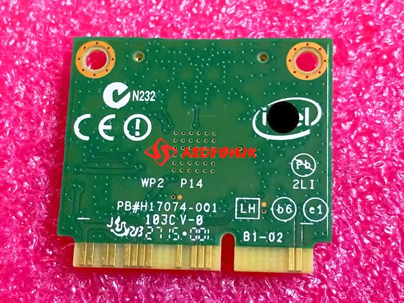 For Intel Dual Band Wireless-AC 7260 7260HMW half Mini PCI-e BT4.0 867Mbps D PN 0NMTXR REV A00 8TF1D for Dell Laptop