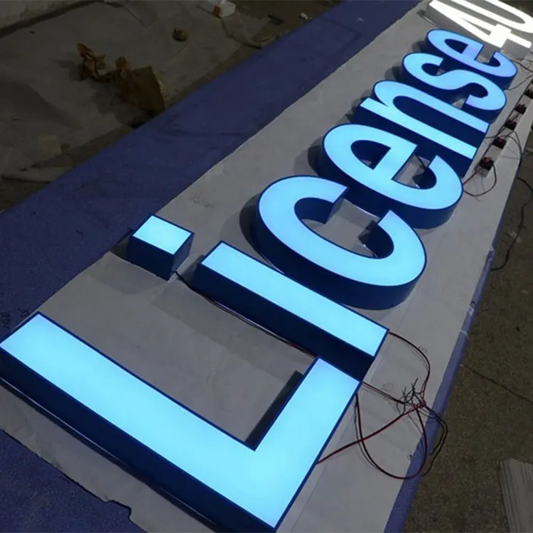 LED-Brief Licht box Zeichen große LED-Buchstaben Alphabet