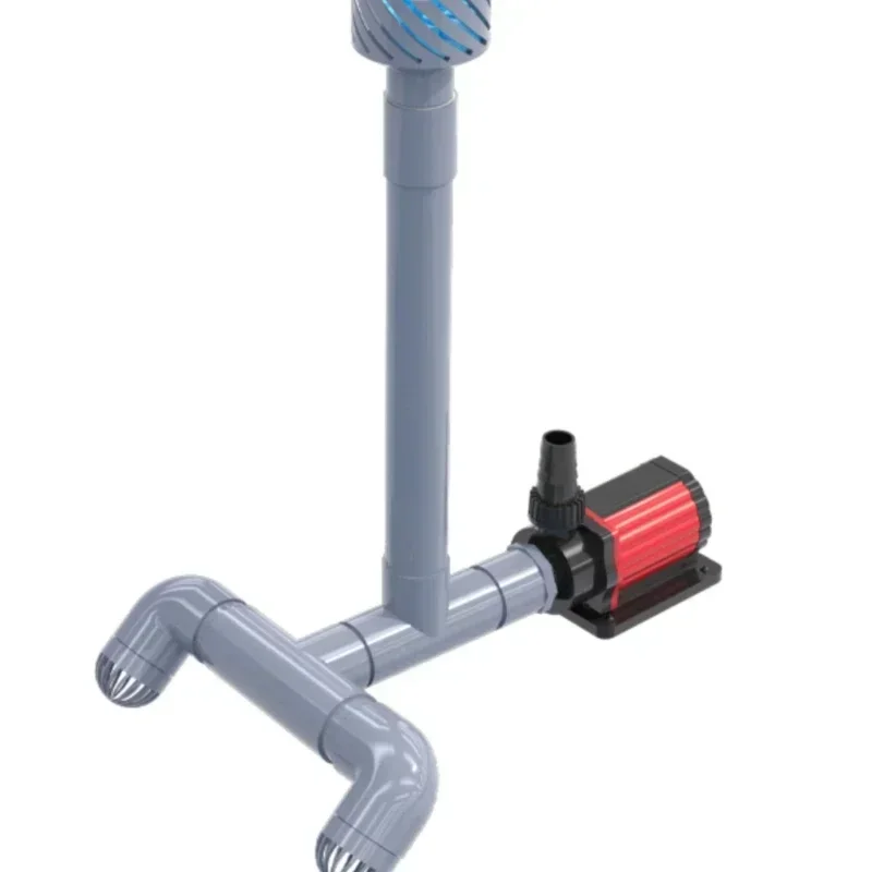 Fish pond fish tank water pump changed to double bottom suction surface suction filter skimmer fallen leaf filter