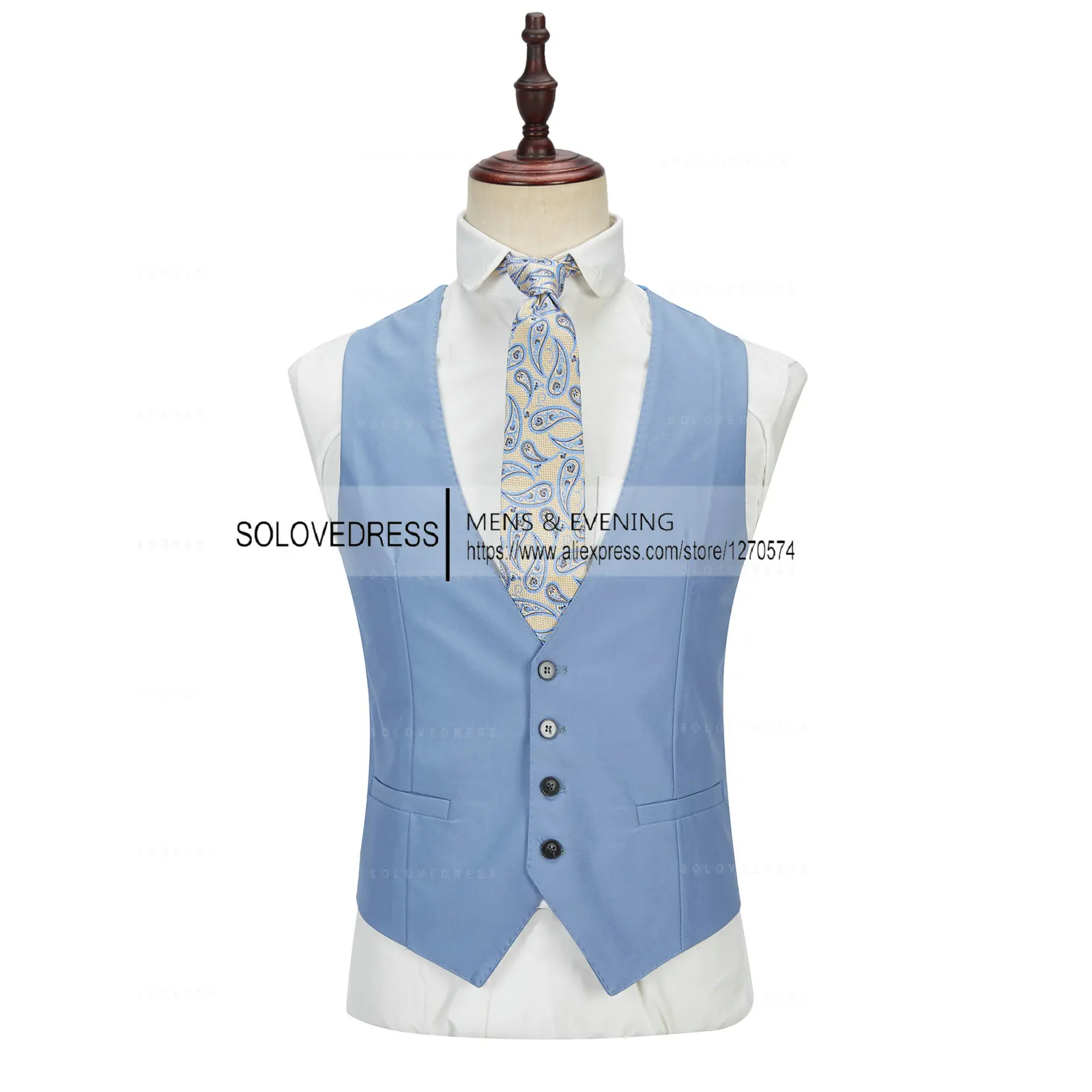 ( Jacket + Vest + Pants )Suits for Mens Casual Business Suit High-end Social Formal Suit 3 Pcs Set Groom Wedding Men