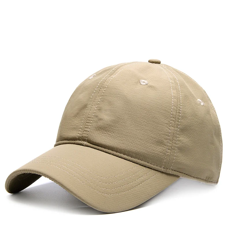 Quick-Drying Cap Male Hat Summer Thin Type Sunscreen Big Head Circumference Baseball Cap