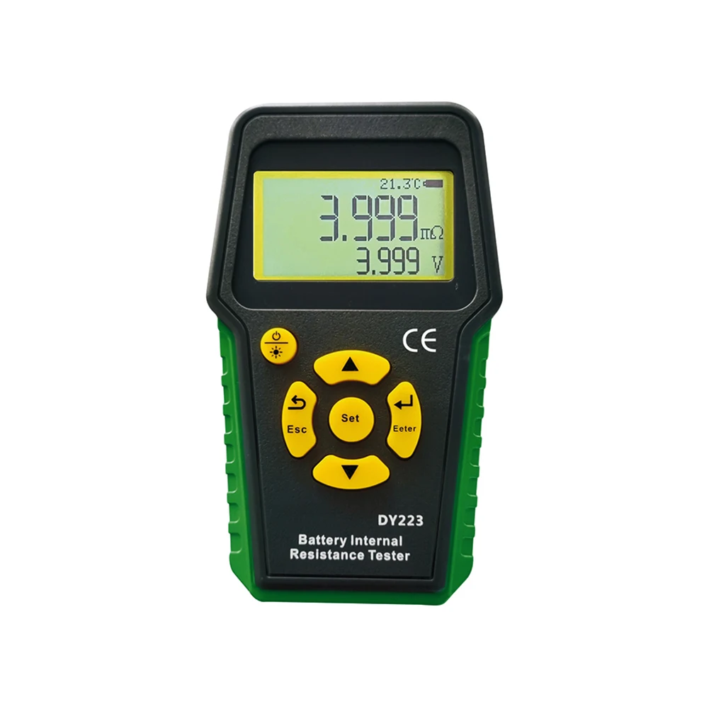 DY223 Automotive Battery Analyzer for EV Motorcycle and Alkaline Batteries Measuring Internal Resistance Voltage for temp