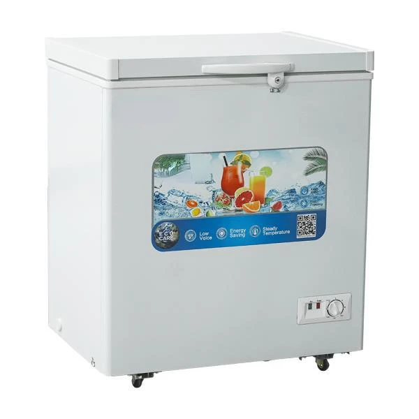 AC/DC seafood quick-freezing storage refrigerator freezer refrigerator small household freezer