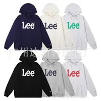 Lee Hooded Sweater High Version Print Women's Korean Ins Style Versatile Casual Men's Hoodie Loose Top Couple Unisex