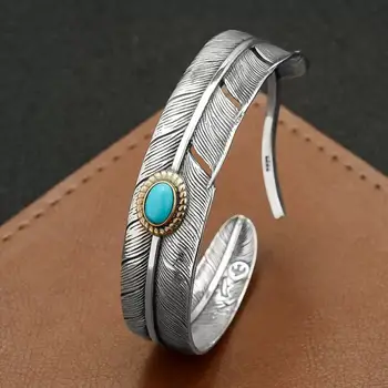 Youthway 藍色綠松石手鍊 不鏽鋼防水手鍊 適合日常通勤 女士夏季手鍊 8 最佳銷售 綠松石手鐲 - №4