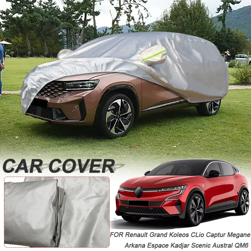 

210T полиэстер для Renault ARKANA AUSTRAL CAPTUR CLIO DUSTER ESPACE GRAND KOLEOS KADJAR KARDIAN KOLEOS QM6 MEGANE SCEN автомобильный чехол