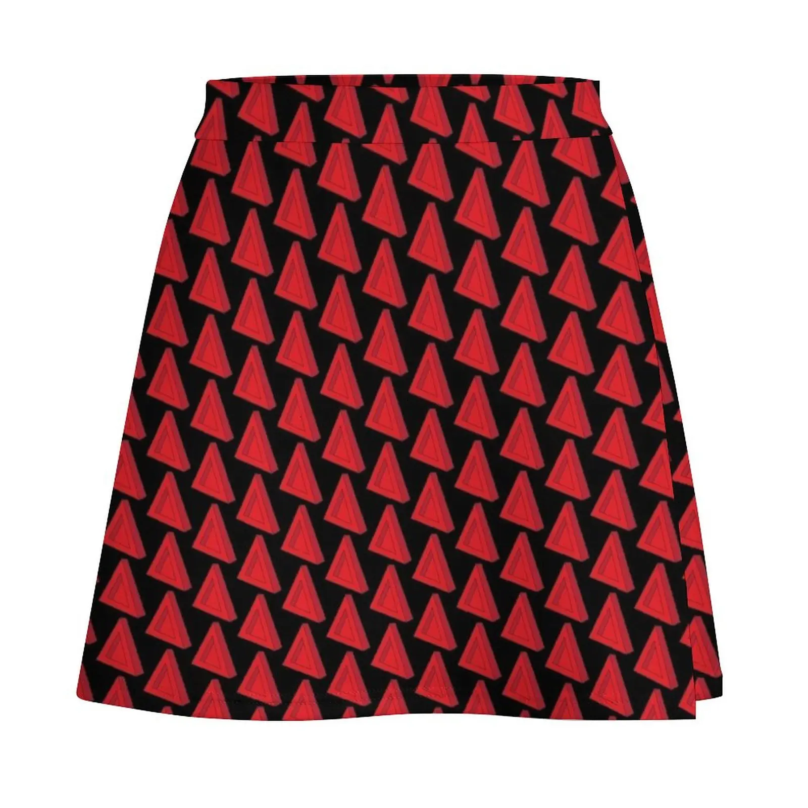 Delta 3d Triangle Mini Skirt Short women′s skirts night club outfits Mini Skirt