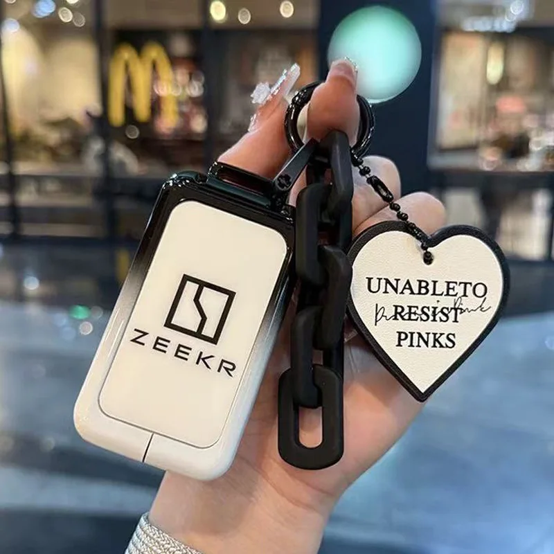 Key Fob Cover for 2025 ZEEKR 9X Black/Ultra/Max Edition, Heavy Duty Metal Case Shell with Keychain, Anti-Drop & Scratch Proof 5