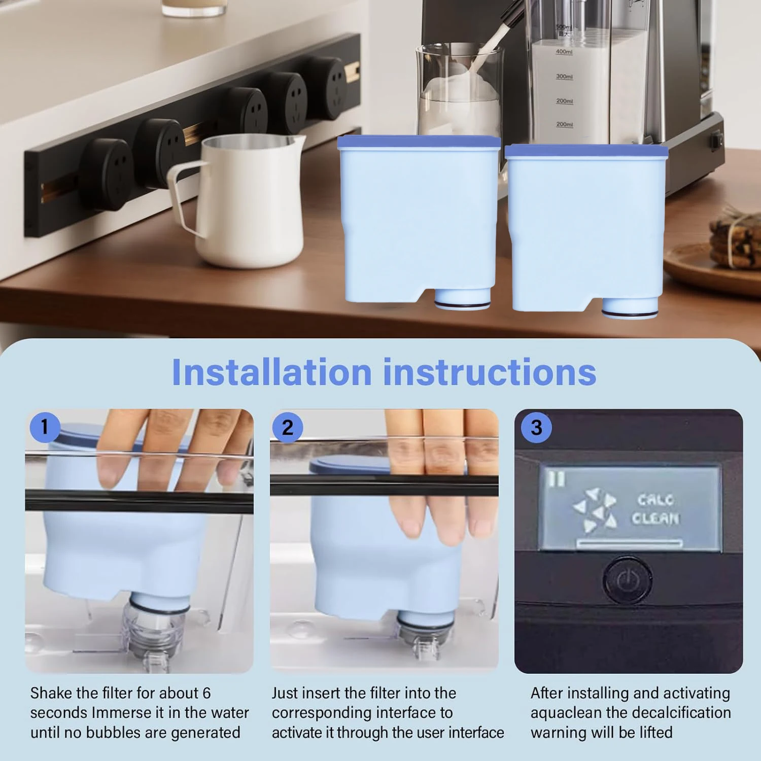 AquaClean Filter Compatible with Philips Coffee Machines – CA6903 Water Filter for EP1220/2230/3241, Series 1200/2200/3200/5400 image 5