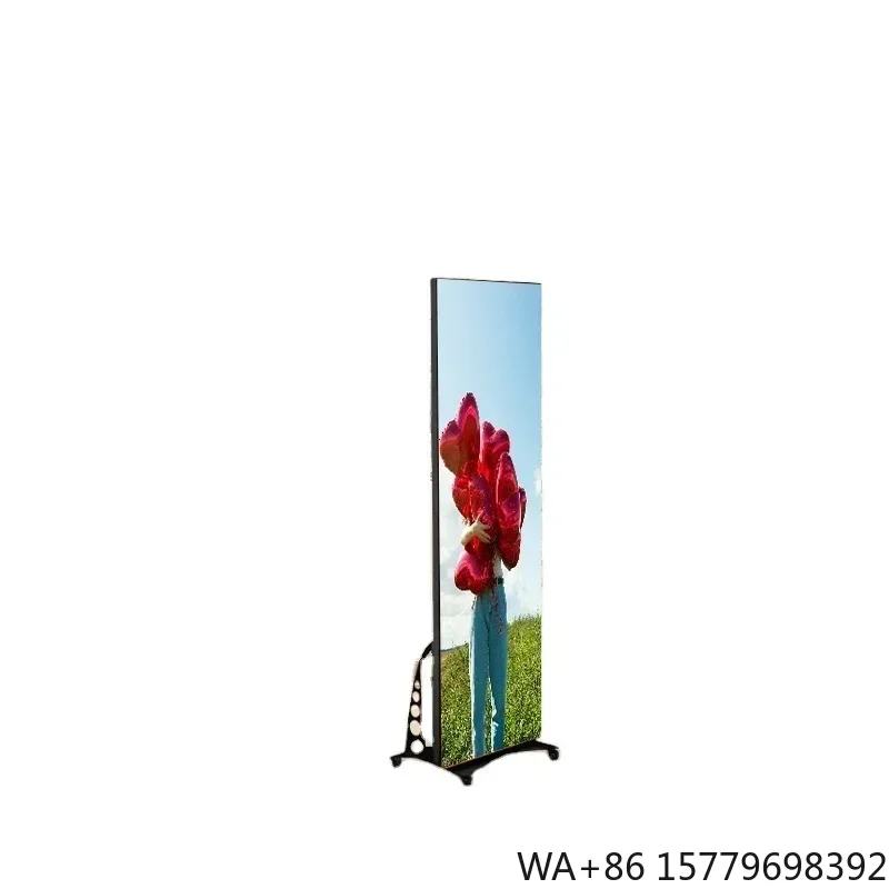 Portable Floor Standing LED Poster HD Advertising Screen for Shopping Mall Retail