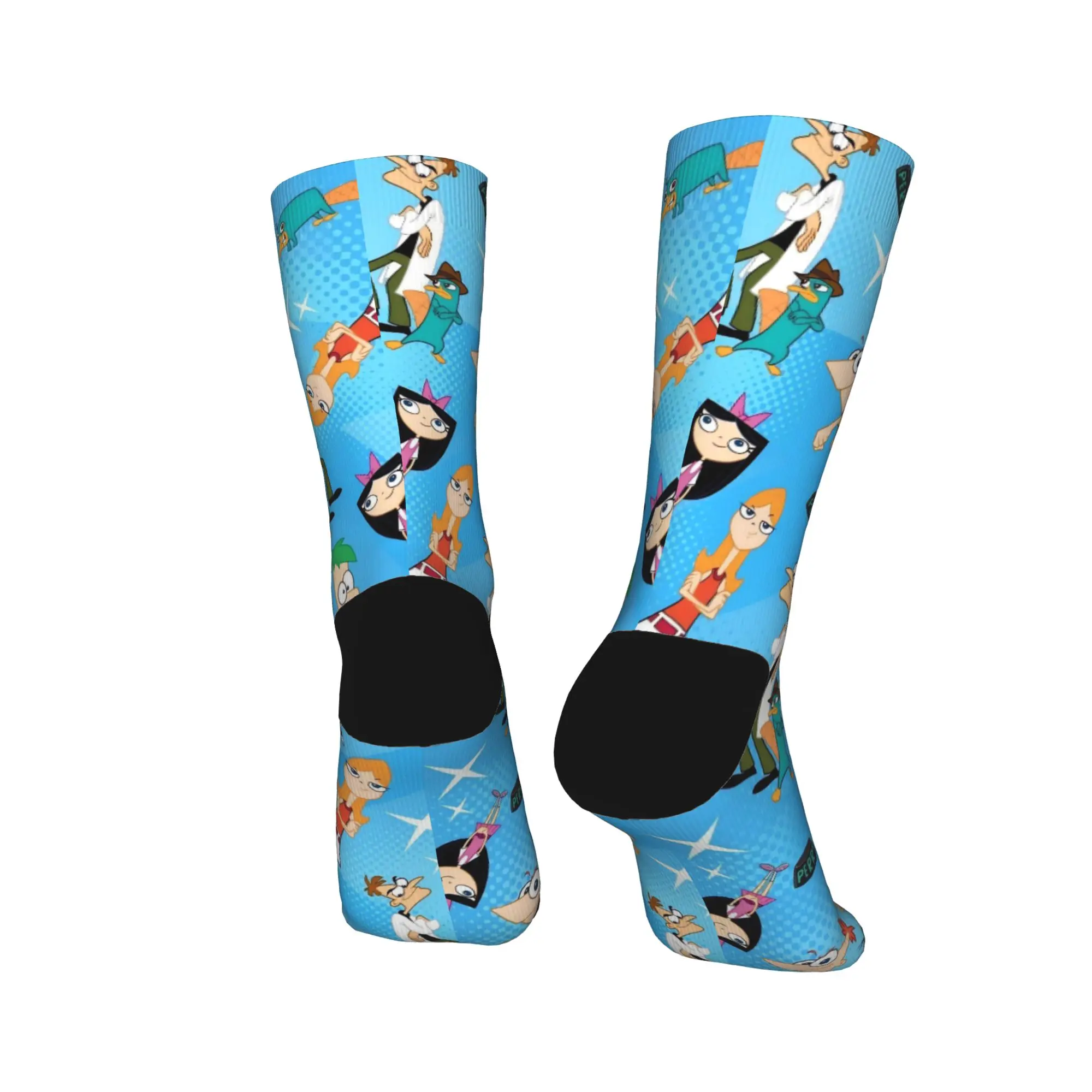 بيري خلد الماء الجوارب فينياس وفيربس المضادة للانزلاق جوارب الرجال عالية الجودة الجري الجوارب الشتاء موضة الجوارب المطبوعة