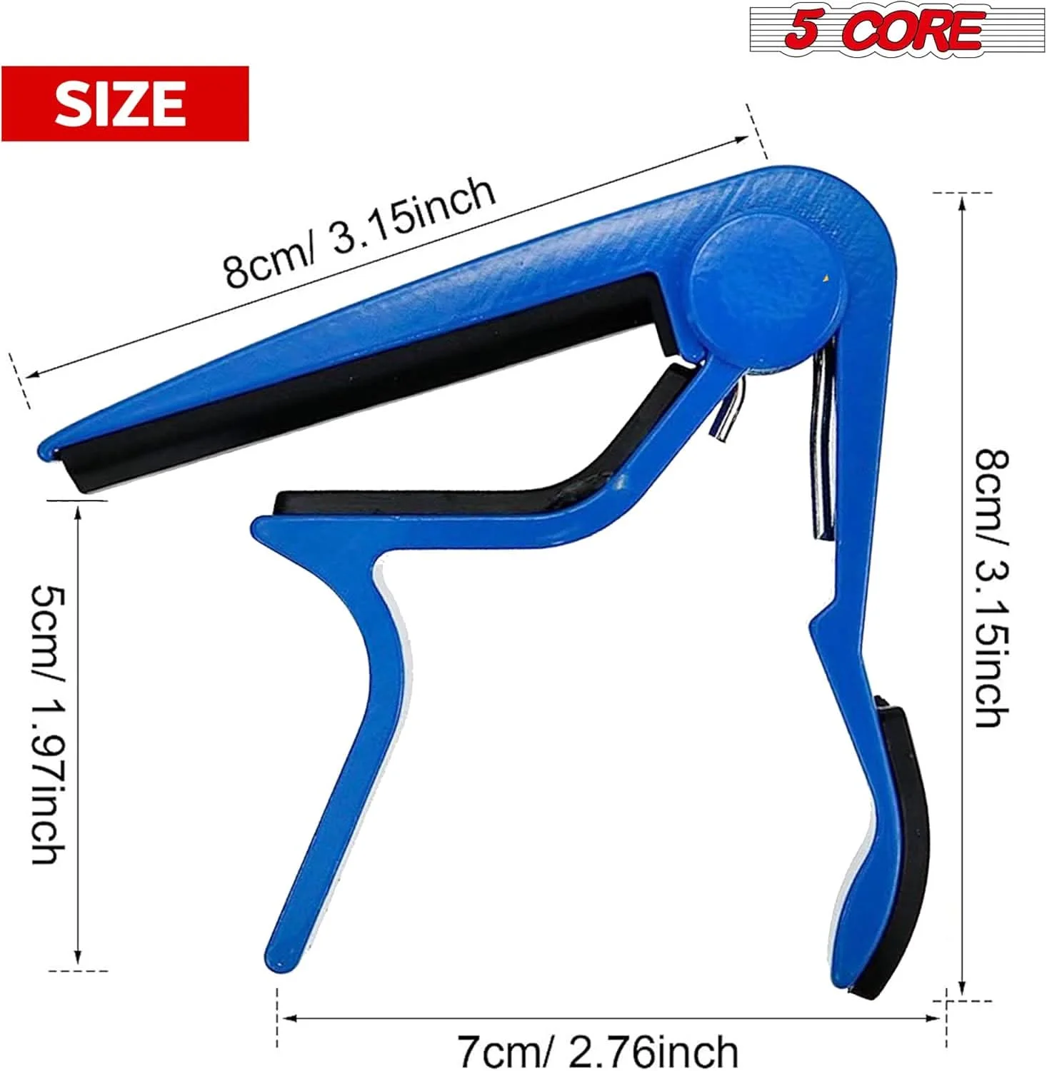 5 الأساسية كابو الصوتية الغيتار الكهربائي 6 سلسلة كابو كليب لبانجو مندولين القيثارة كابو BRWG 4 قطعة