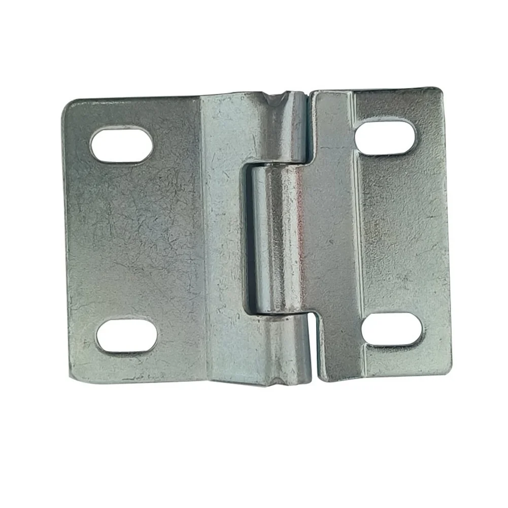 Garage Door Hinge Single Row Curved Edge Iron Type with Anti-Pinch Protection Panel Designed for Everyday Reliability