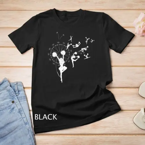 Cheer Practice Cheering Cheerleading Dandelion Cheerleader Unisex T-shirt