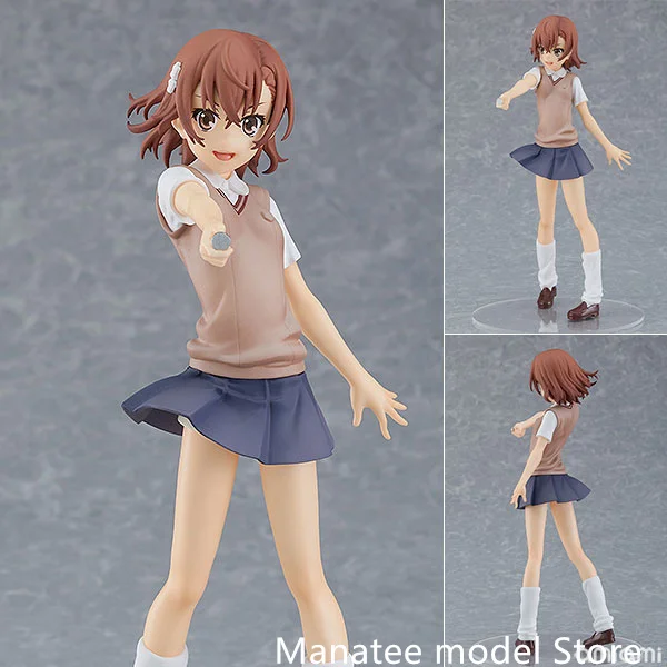 Good Smile Original POP UP PARADE Toaru Kagaku no Railgun T Mikoto Misaka PVC Action Figure Anime Model Toys Doll Gift