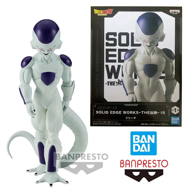 Bandai Banpresto Dragon Ball Z Solid Edge Works Vol.15 Frieza 17Cm Anime Original Action Figure Model Toy Gift Collection