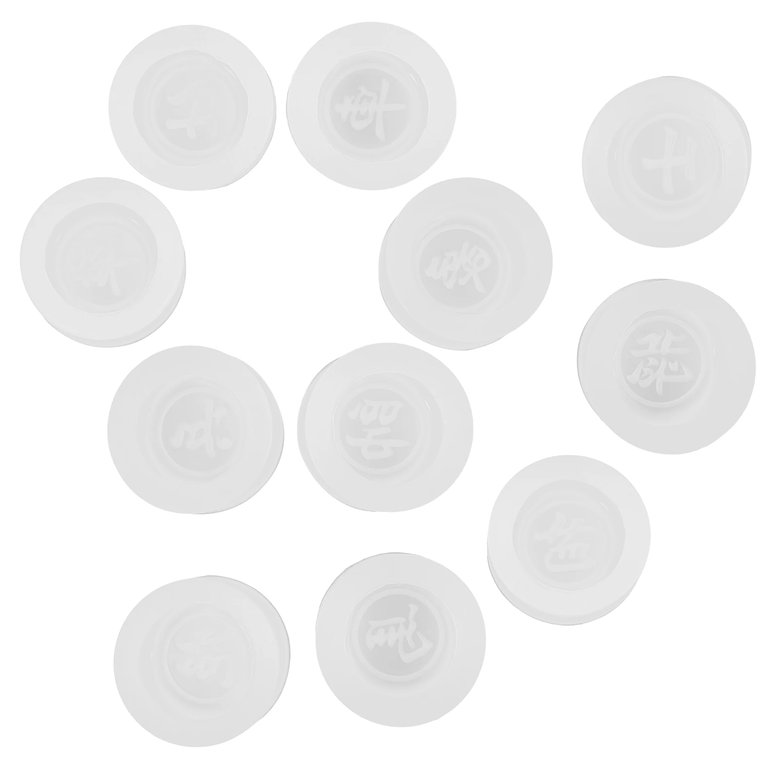

11 Pcs Chess Mold Silicone Chinese Molds Bake Ware Quick Demould DIY Chocolate Candy Fondant Shapes Jewelry Parts Sugar Craft