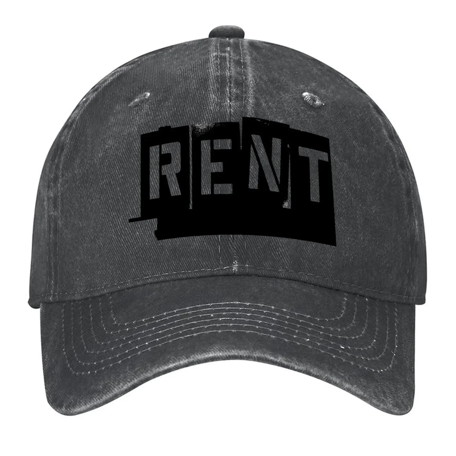 2026 Rent Logo B&W Baseball Cap Golf Sun Hat For Children Beach Golf Hat Golf Women Men's