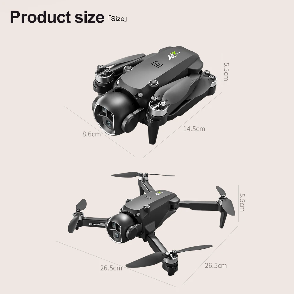 

M7 Drone, equipped with a large screen, 5G HD electronic image stabilisation camera, and brushless motor remote-controlled quadc