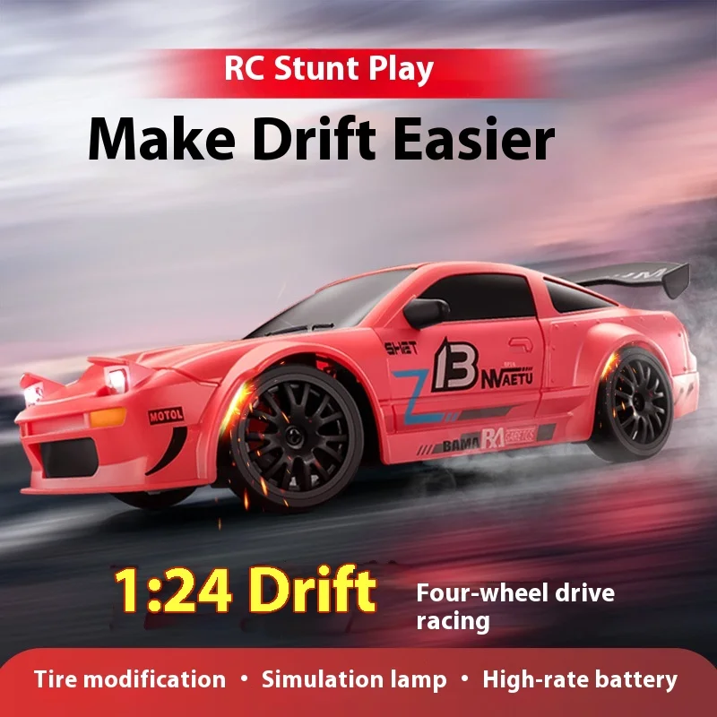 1:24 Drift Ae86 Small Rc Car 2.4g 4wd Racing Car Charging High Speed Simulation Model Toy Kids Birthday Gift