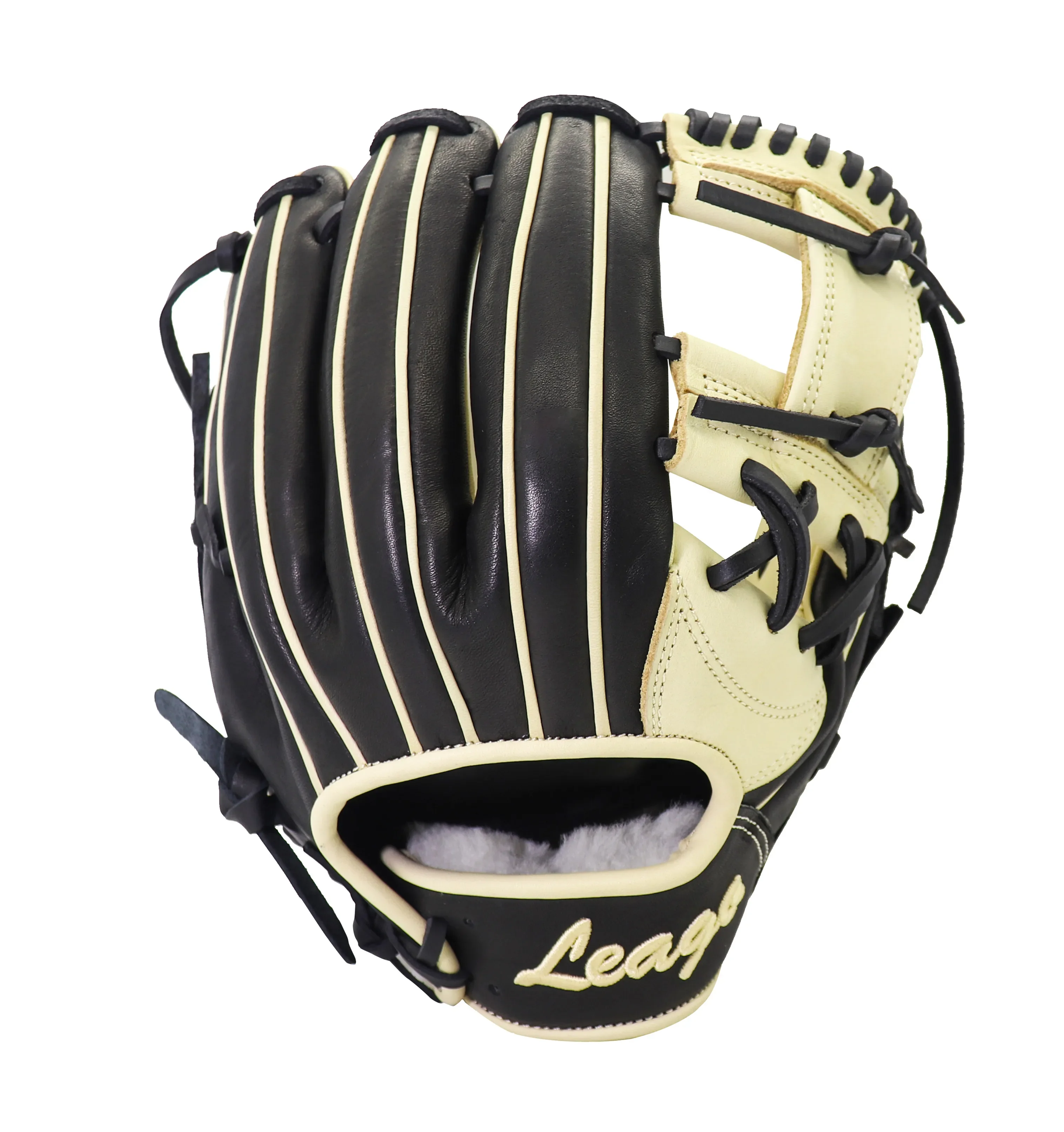 Wholesale 11.5 inch Custom Made Japanese Kip Leather Baseball Gloves With Leather Lace