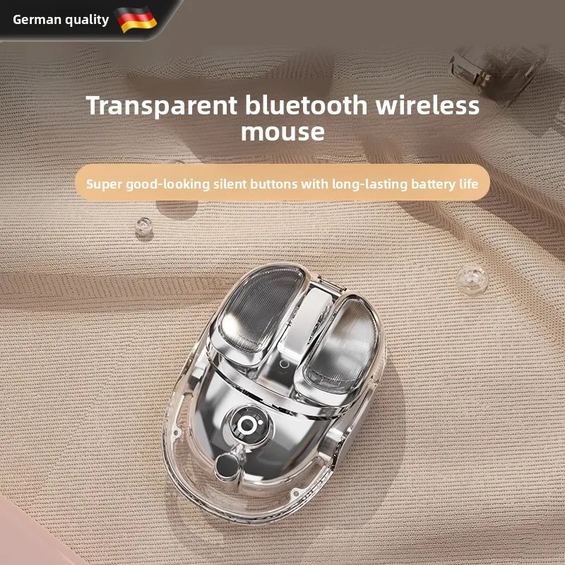 Custom Premium Wireless Bluetooth Silent High Aesthetic Transparent Office Laptop Rechargeable Gaming Professional Gift.