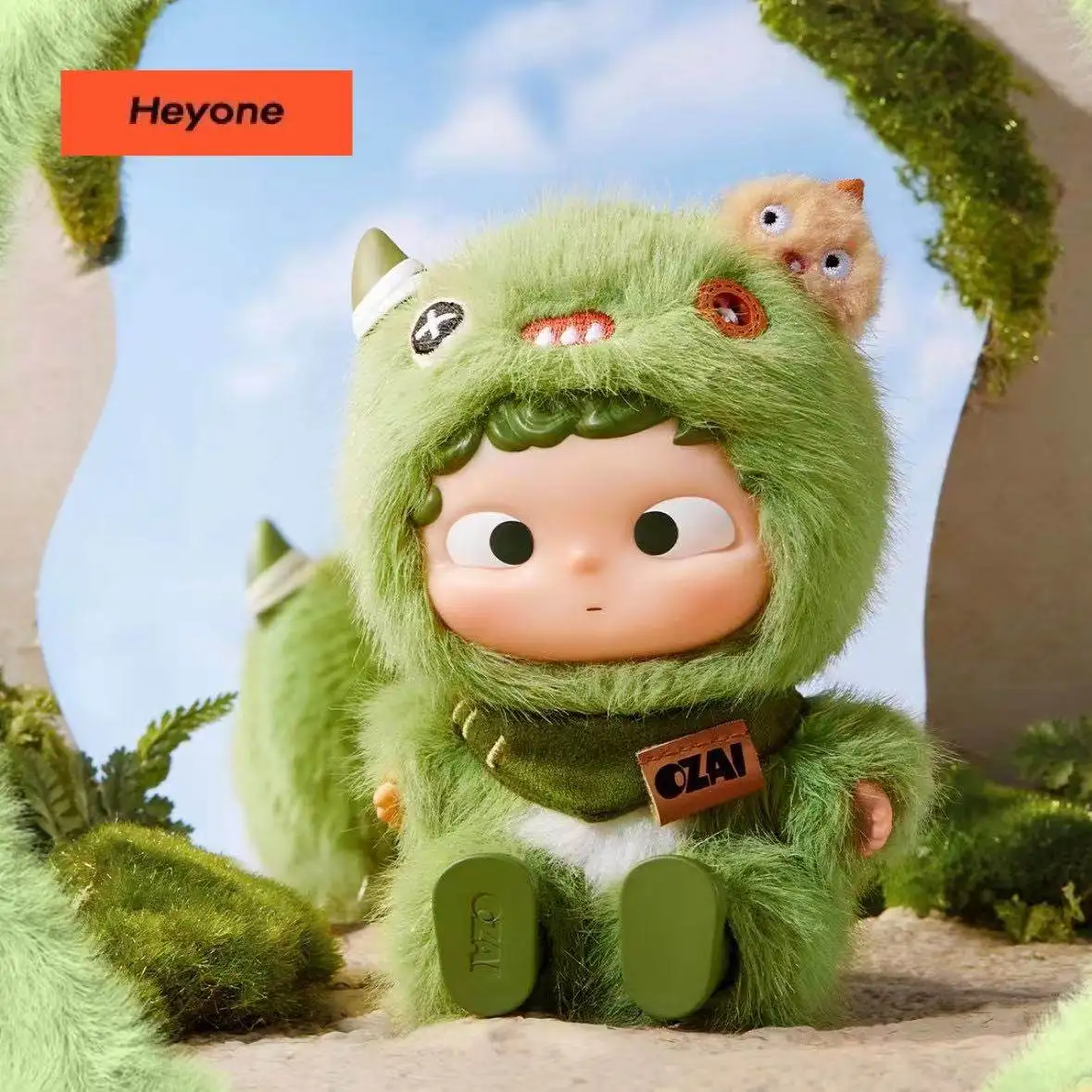 

Hou Minghao's HEYONE Black Play Oh Cub Ozai Emotional Prism Blind Box Vinyl Pendant