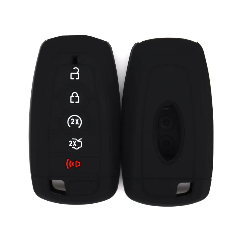

Drop-proof key cover for Ford Edge Focus Mondeo Taurus Explorer 5-key smart silicone car key case cover