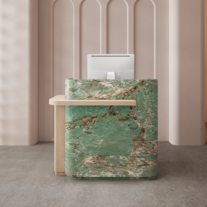 

Modern Storage Reception Desk Nordic Minimalist Reception Desks Space Saving Recepcion Mostrador Office Furniture