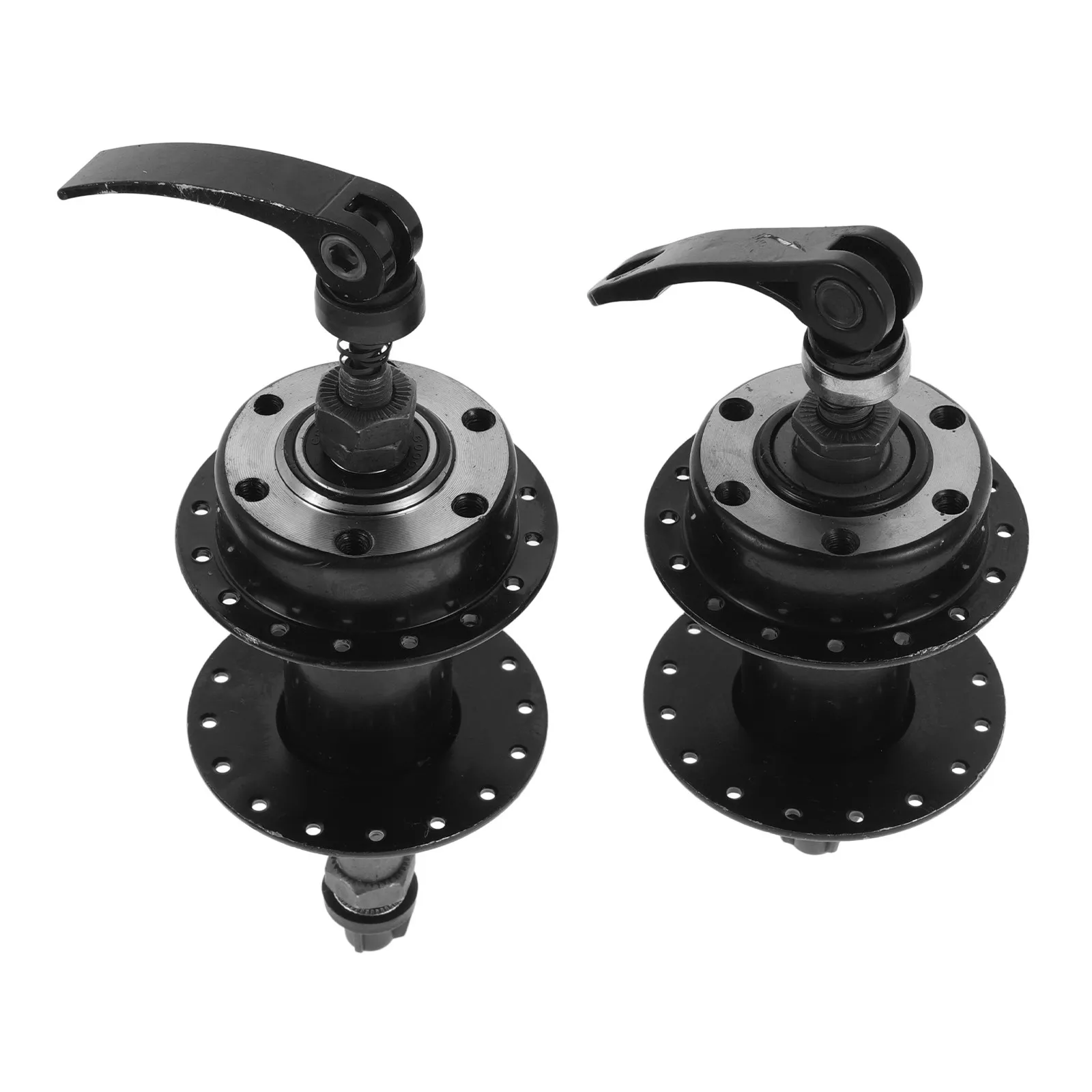 

1 Set 32-Hole Mountain Replacement Quick Release Bicycle Wheel Hub Axle Compatible Front Rear Bike Hubs Lightweight