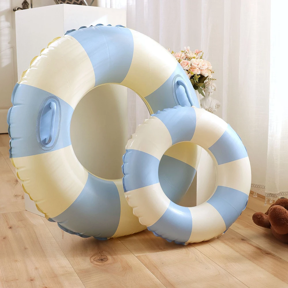 Donut Pool Float Ring Thickened Inflatable Swimming Ring Tube Children Floating Outdoor Swimming Circle Pool Beach Water Toys