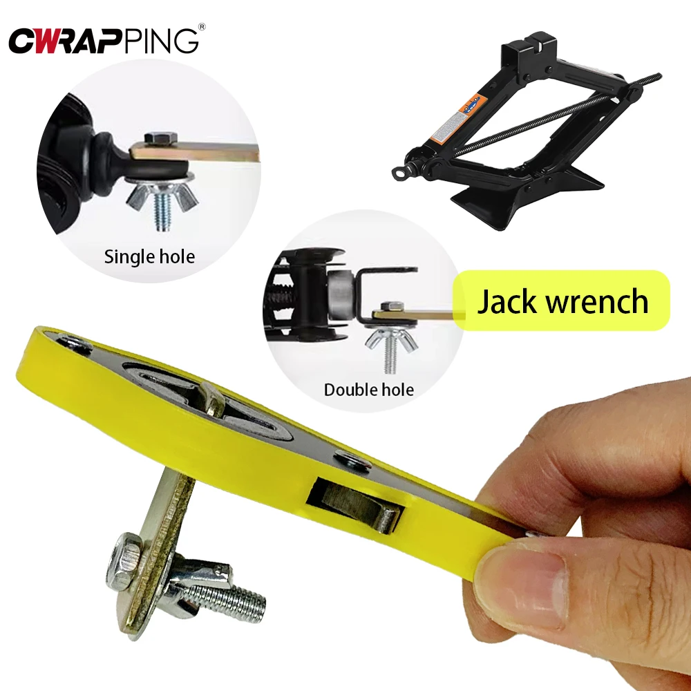 Car Jack Labor-saving Ratchet Wrench Efficient Tire Changing Vehicle Tool Hand-cranked Car Scissor Jack for SUV Auto Accessories