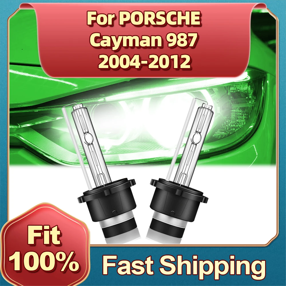 

2PCS Xenon HID Bulb 6000K D2S Car Headlight 35W For PORSCHE Cayman 987 2004 2005 2006 2007 2008 2009 2010 2011 2012