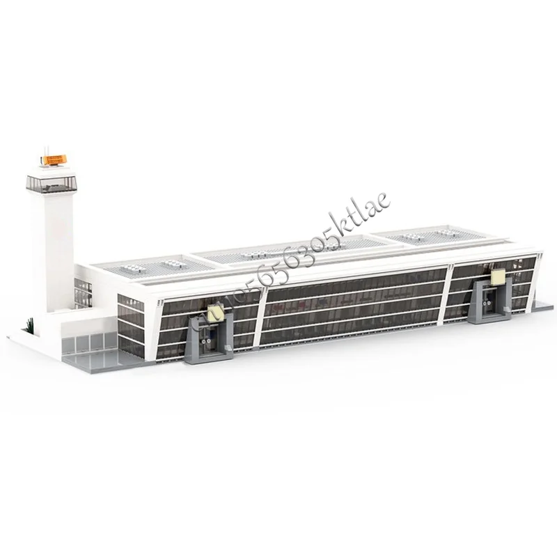 Hot 4591 PCS Modular Regional Airport Building Block Model Children Puzzle Assembly Building Blocks Toy Birthdays Festival Gift