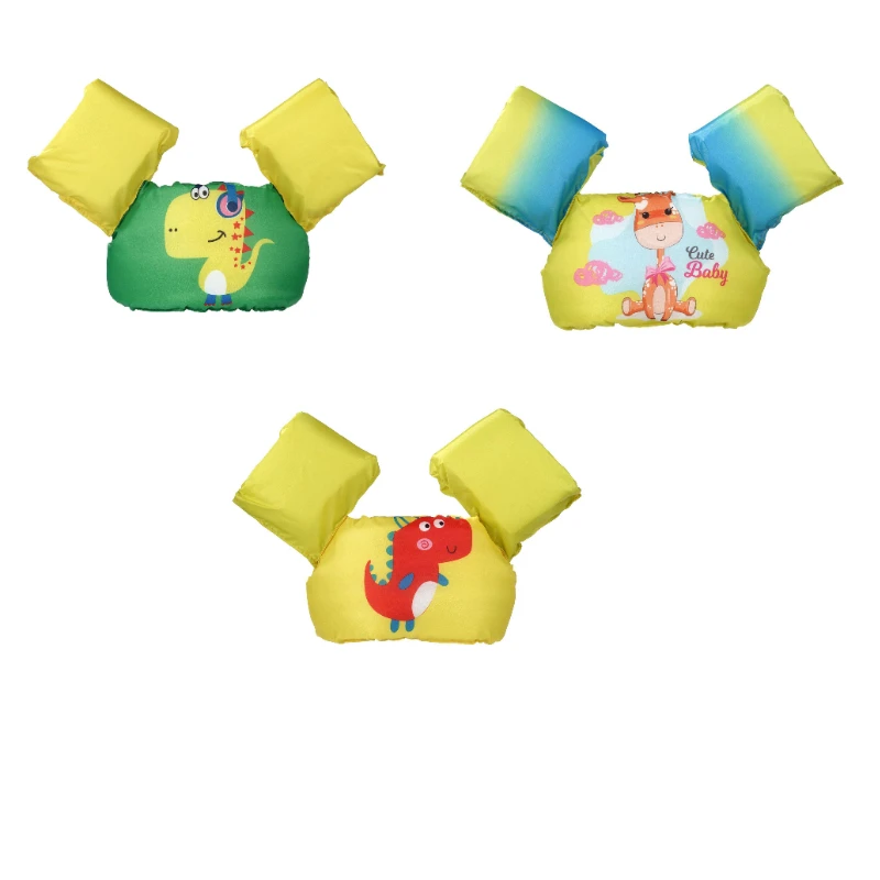 Kids Swim Arm Band Buoyancy Cotton As Filler Children Swim Vest Cute Cartoon Swimming Wings Pool Floats Sleeve Pool Toy for Kids