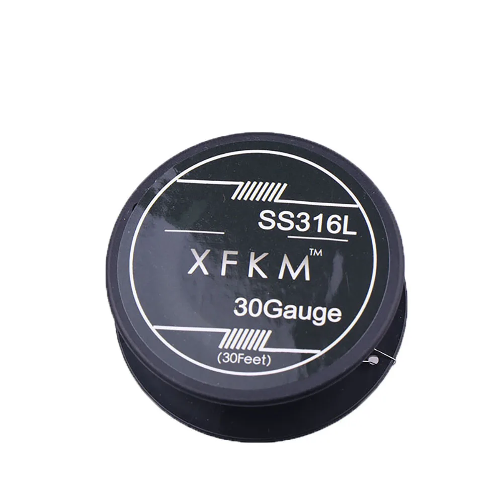 XFKM-고품질 10M/롤 A1/SS316L 와이어 저항 와이어 rda rta 난방 와이어, DIY MTL 코일 도구