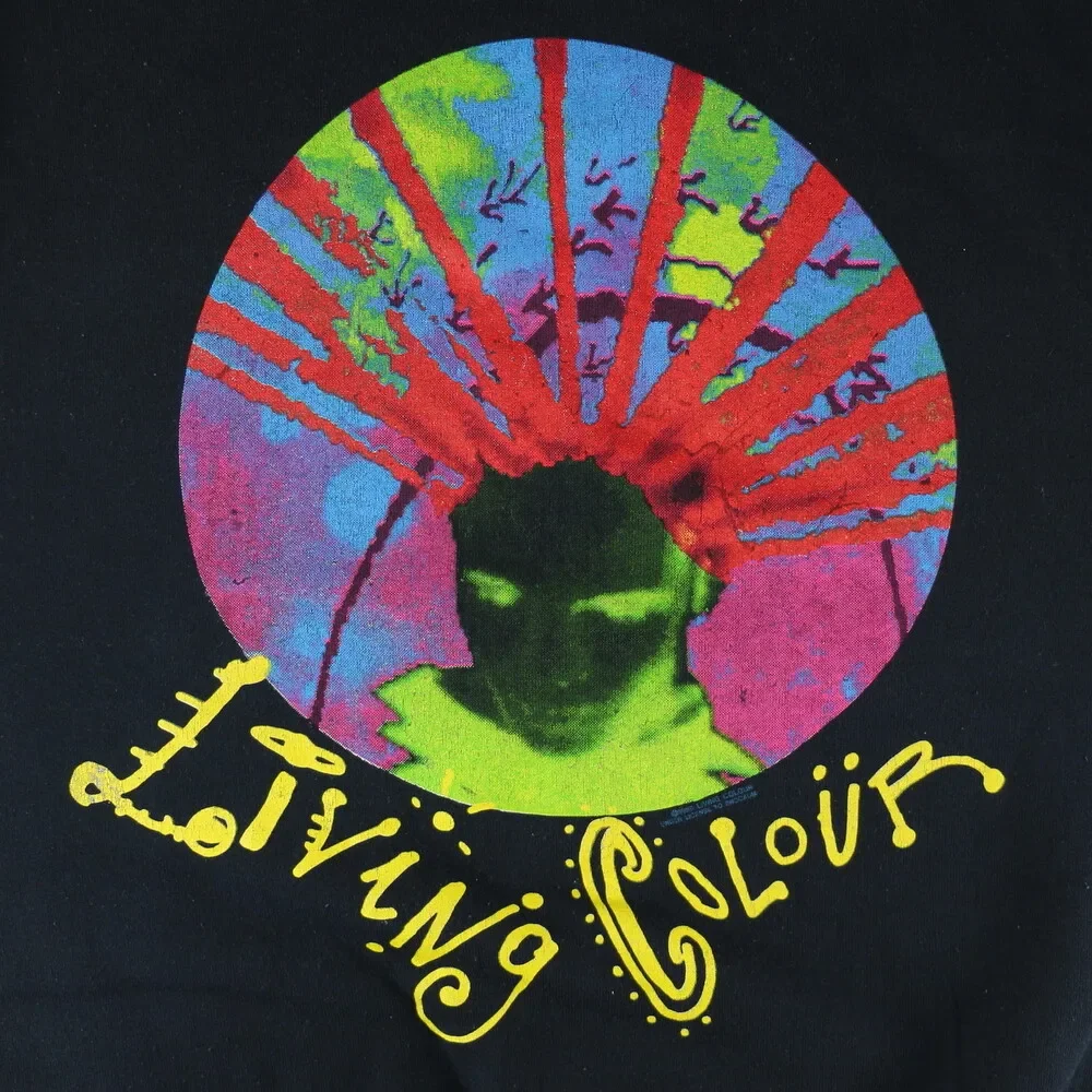 1988 Living Colour Vivid Tour Black Cotton Black For Men T-shirt S-4XL HNG106