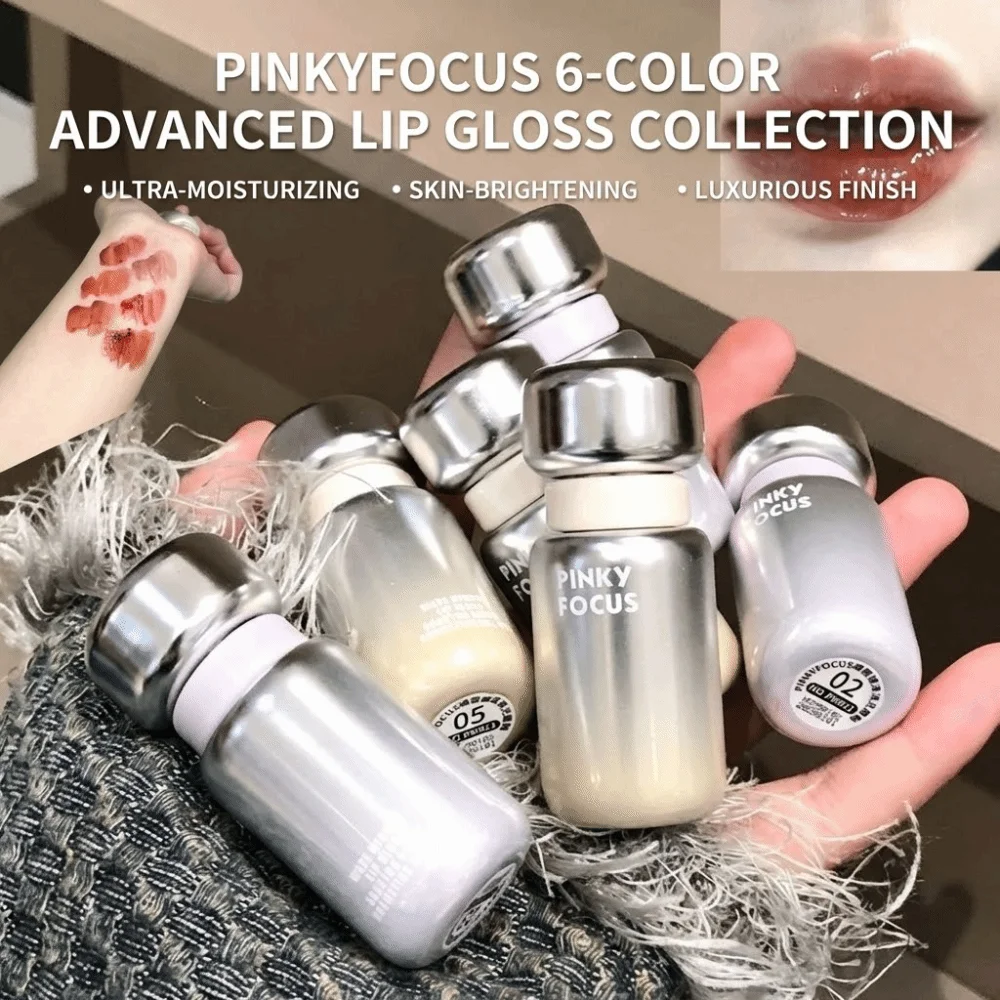Brilho Labial Líquido Sexy e Hidratante com Efeito Espelhado, Longa Duração, À Prova D'água, para Beleza e Saúde