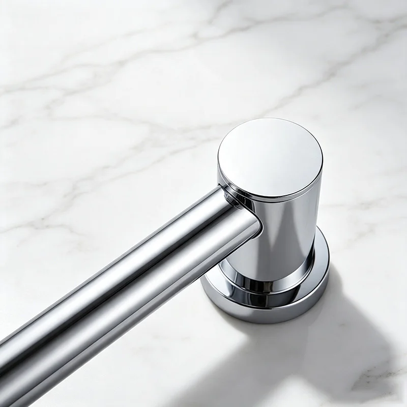 Stainless Steel Wall Mounted Black Bath Sliding Bar Wall Mounted Adjustable Rail Handheld Shower Head Rod Bathroom Accessories