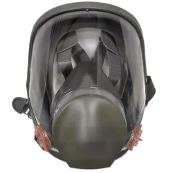 6800 Large View Full Gas Mask respiratore a pieno facciale pittura a spruzzo maschera in Silicone corpo