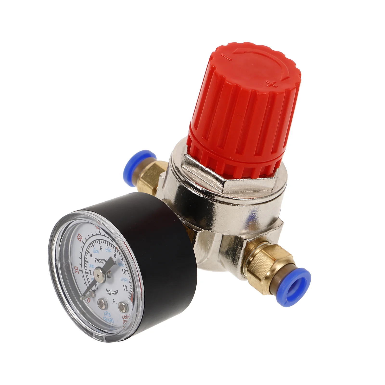 

Air Compressor Pressure Control Regulator Valve with Gauge Sturdy Plastic Metal Material Precise Adjustable for Various