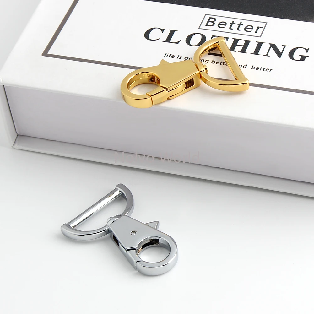 10/40/100PCS 47x25mm Metal Lanyard Hook Swivel Snap Hoop For Lobster Clasp Clips Shoulder Tote Handbag Bags Backpack Accessories