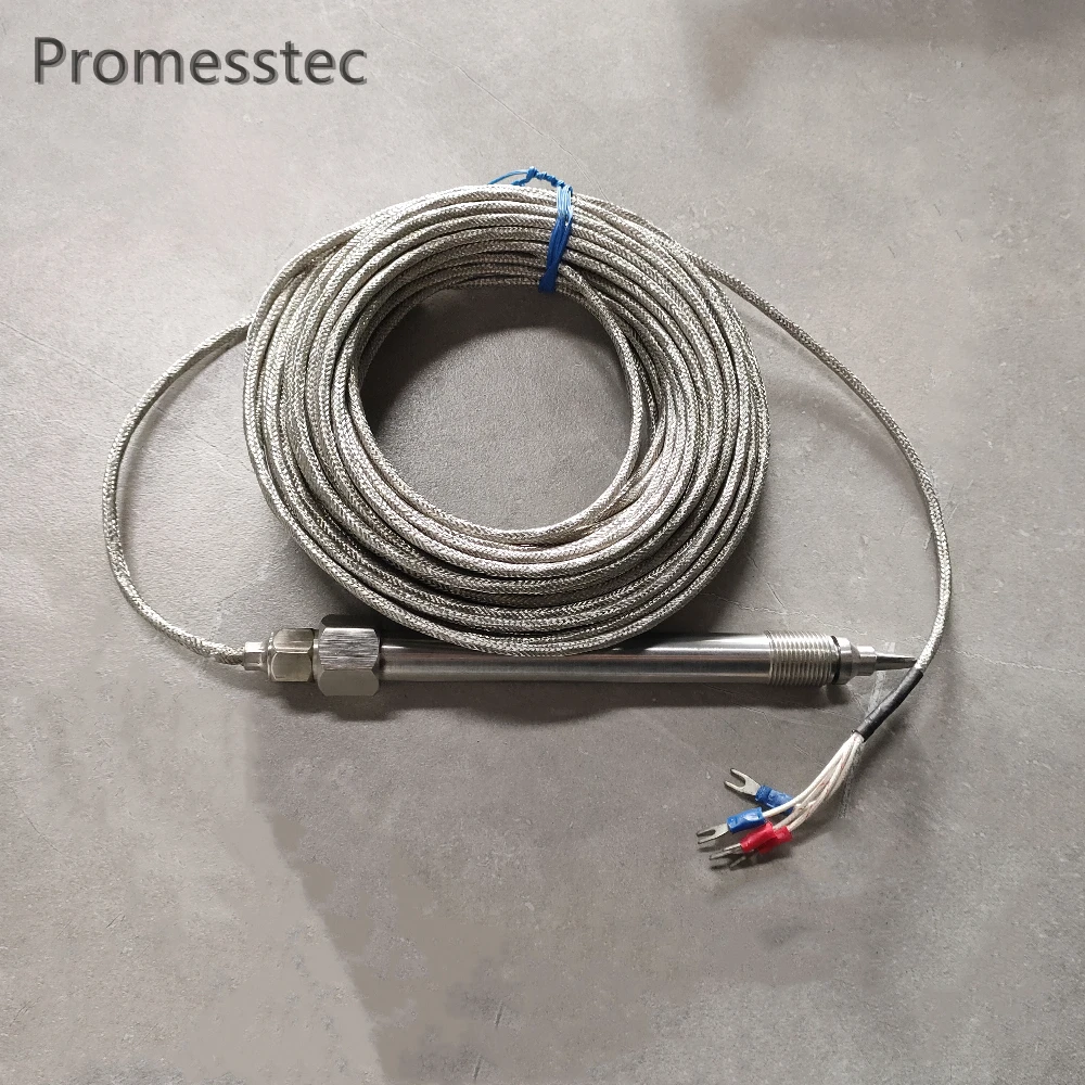 Wasserdicht 3 Drähte pt100 rtd 100cc 200cc 300cc industrielle Edelstahls onde Thermo element Temperatur sensor