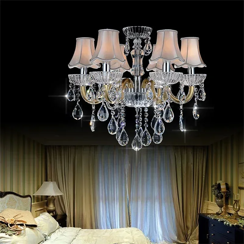 

TINNY European Style Chandelier Lamp LED Pendant Lighting Luxury Decorative Fixtures for Home Hall