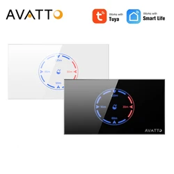 AVATTO WiFi Boiler Smart Switch Water Heater Switches APP Remote Control Touch Panel Timer Outdoor Work Alexa Google Home