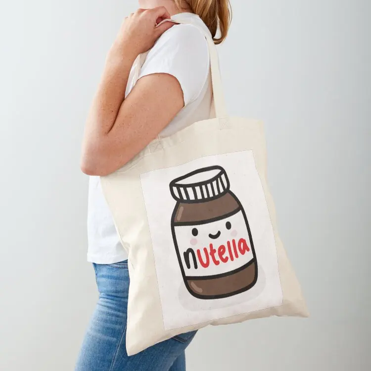 

Nutella Jar Tote Bag ecological bags eco bag folding Canvas stote bag shopper women canvas
