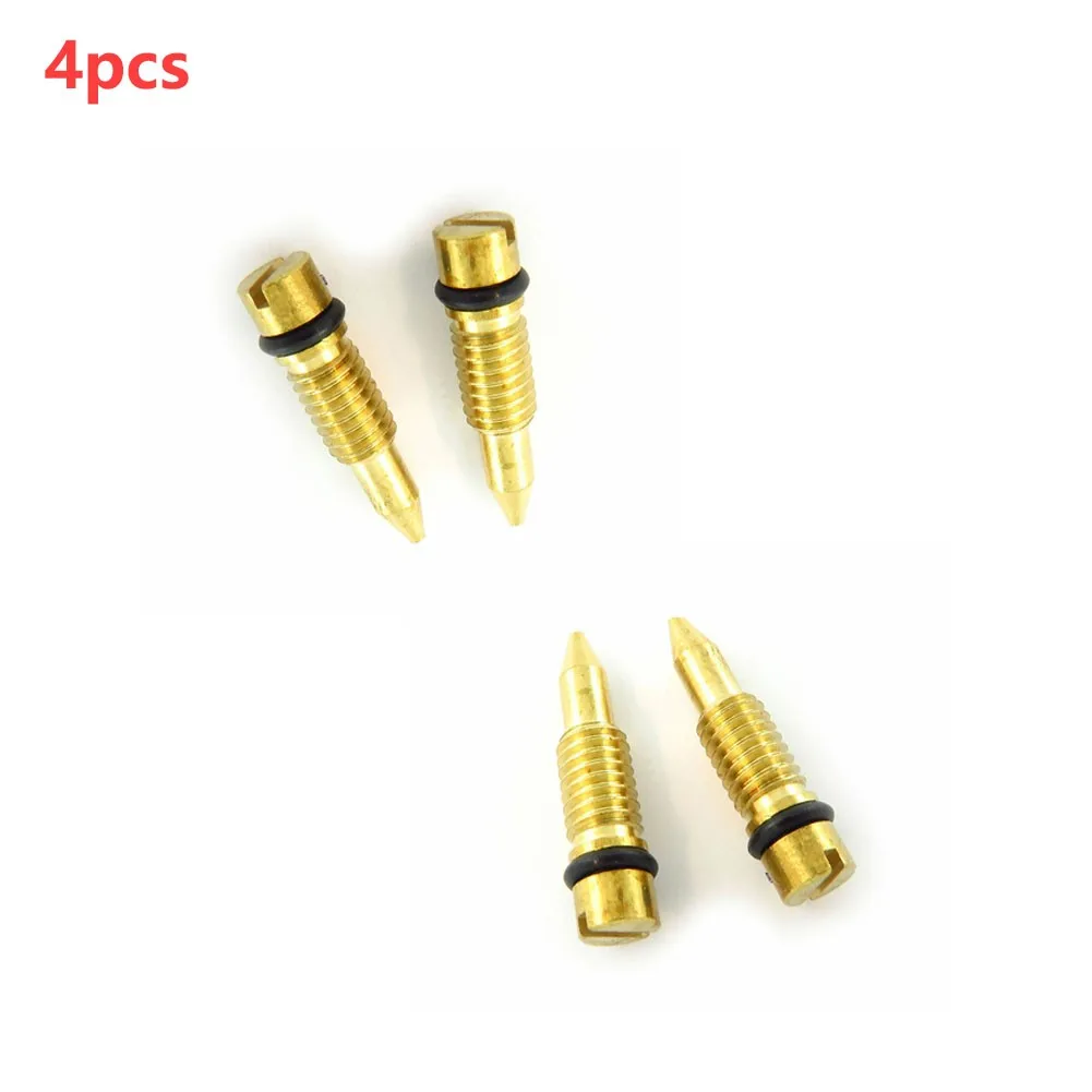 4Pcs Car Carburetor Float Bowl Drain Screw With O-rings For Honda CM400 CB750 CB400T CM450 CX500 Auto Fuel Supply System Tools