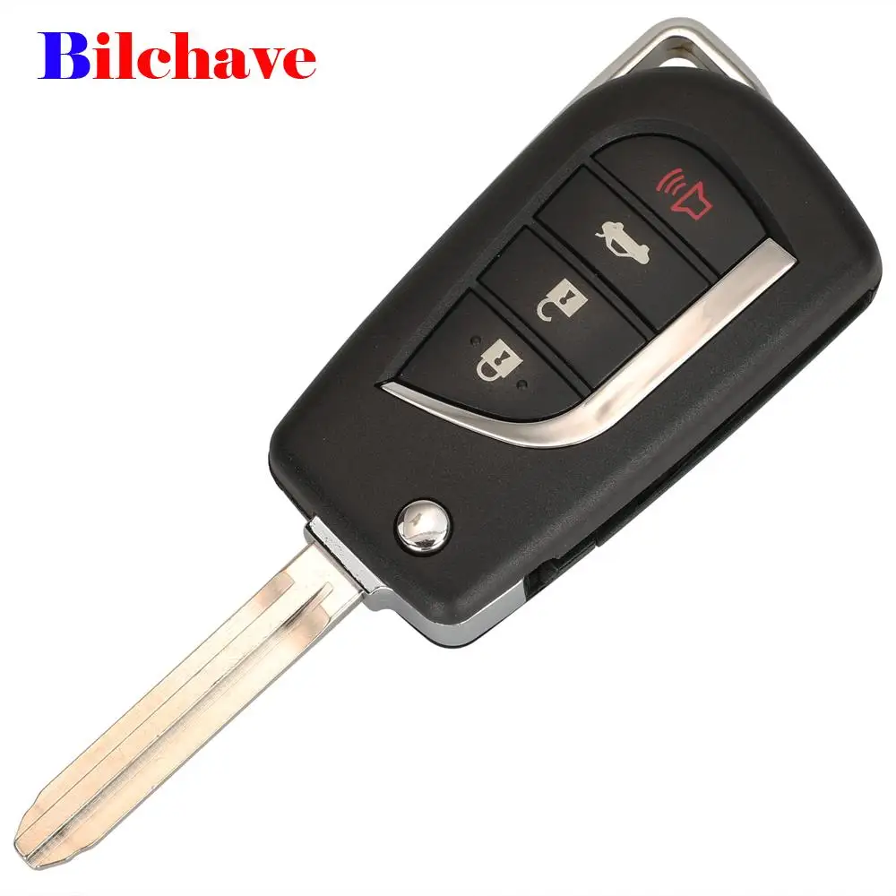 jingyuqin Modified For Toyota CAMRY 2012 2013 2014 2015 Corolla 4 Buttons Remote Car Key 314Mhz HYQ12BDM HYQ12BEL G / H Chip Fob