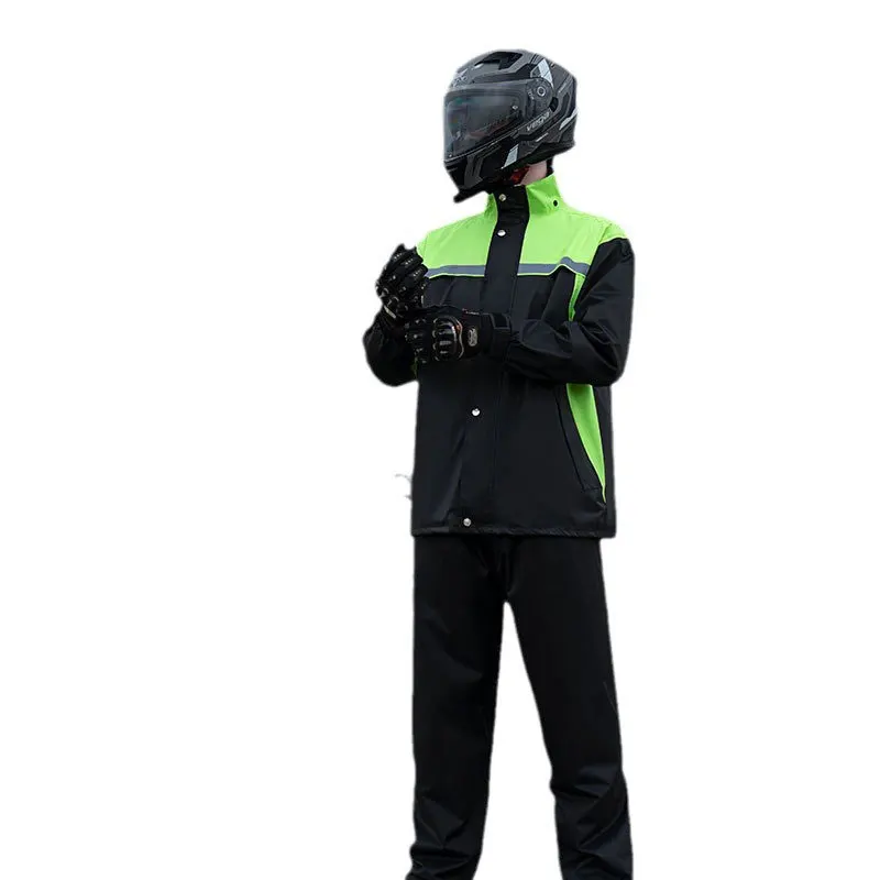 Motorcycle Raincoat Suit Rainstorm Prevention Jacket Pants Raincoat Waterproof Split Raincoat Suits Motorcyclist Rider Rain