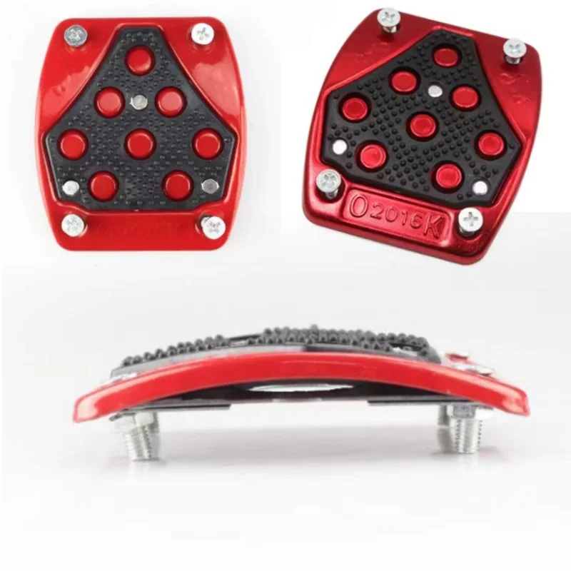 Universary Nonslip Motorcycle Footrest Foot Peg Multicolor Aluminum Alloy Brake Pedal Motorcycle Antislip Brake Pedal Cover